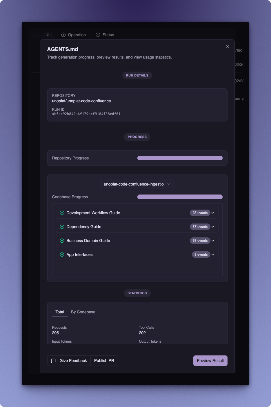 Code Confluence product home page — deterministic architectural context for AI coding agents
